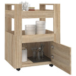 Kjøkkentralle Sonoma Eik 60X45X80 Cm Konstruert Tre