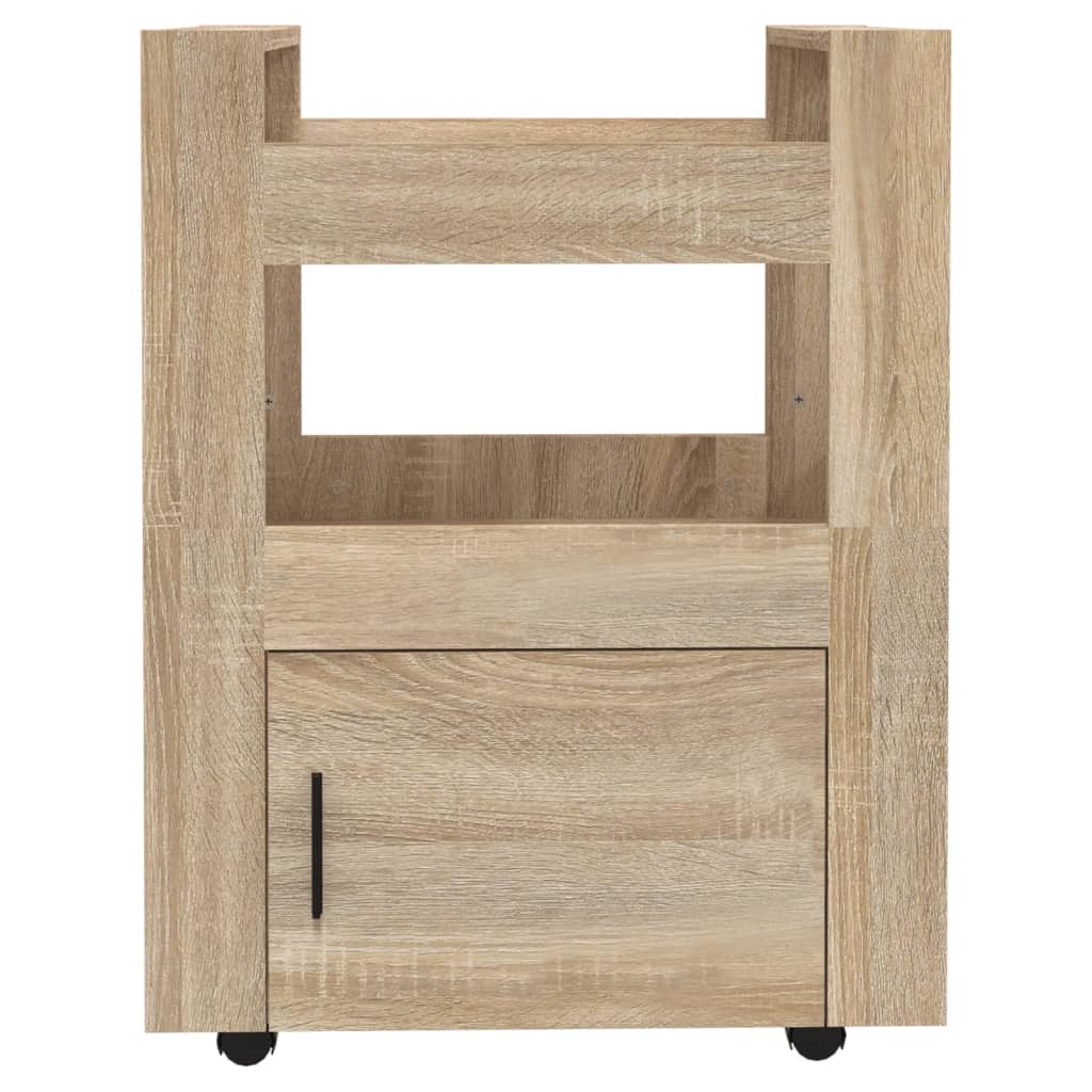 Kjøkkentralle Sonoma Eik 60X45X80 Cm Konstruert Tre