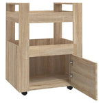 Kjøkkentralle Sonoma Eik 60X45X80 Cm Konstruert Tre