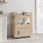 Kjøkkentralle Sonoma Eik 60X45X80 Cm Konstruert Tre