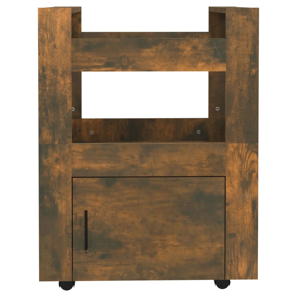 Kjøkkentralle Røkt Eik 60X45X80 Cm Konstruert Tre