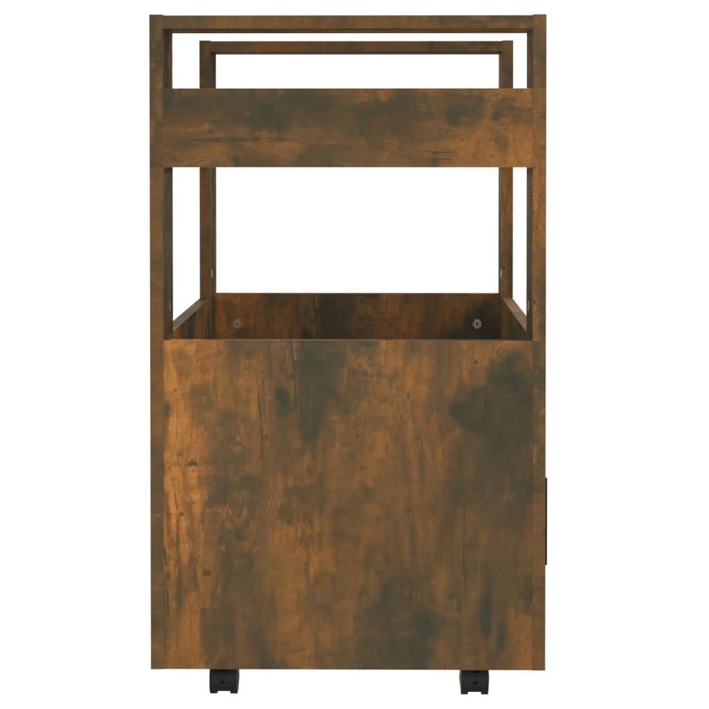 Kjøkkentralle Røkt Eik 60X45X80 Cm Konstruert Tre