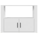Skjenk Hvit 80X30X60 Cm Konstruert Tre
