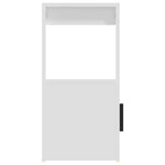 Skjenk Hvit 80X30X60 Cm Konstruert Tre