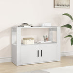 Skjenk Hvit 80X30X60 Cm Konstruert Tre