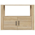 Skjenk Sonoma Eik 80X30X60 Cm Konstruert Tre