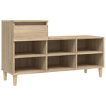 Skoskap Sonoma Eik 102X36X60 Cm Konstruert Tre