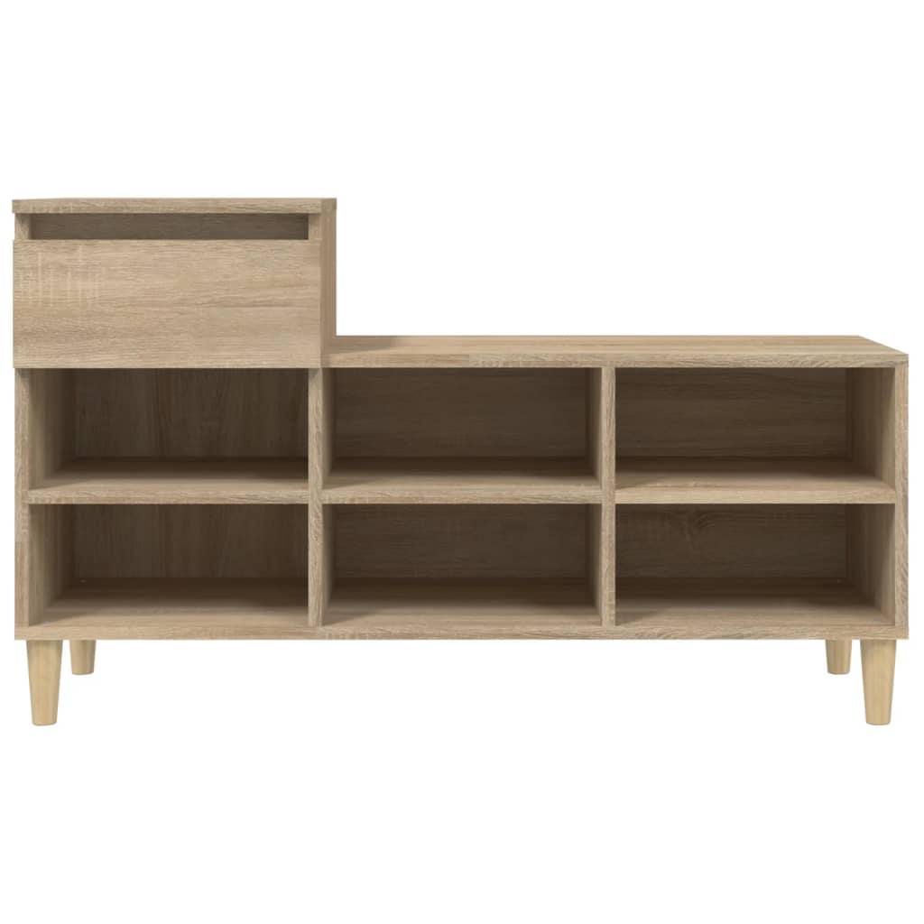 Skoskap Sonoma Eik 102X36X60 Cm Konstruert Tre