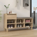 Skoskap Sonoma Eik 102X36X60 Cm Konstruert Tre