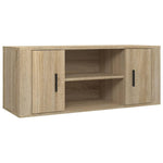 Tv-Benk Sonoma Eik 100X35X40 Cm Konstruert Tre