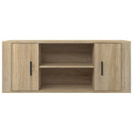 Tv-Benk Sonoma Eik 100X35X40 Cm Konstruert Tre