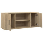 Tv-Benk Sonoma Eik 100X35X40 Cm Konstruert Tre