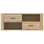 Tv-Benk Sonoma Eik 100X35X40 Cm Konstruert Tre