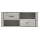Tv-Benk Betonggrå 100X35X40 Cm Konstruert Tre