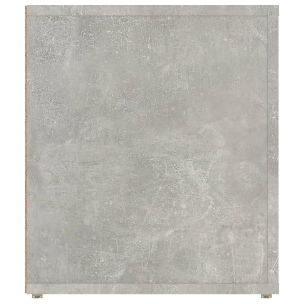Tv-Benk Betonggrå 100X35X40 Cm Konstruert Tre