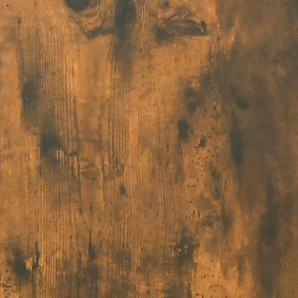 Tv-Benk Røkt Eik 100X35X40 Cm Konstruert Tre