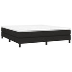 Boxspring-Sengeramme Boksfjær Svart 180X200 Cm Super King Stoff