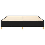 Boxspring-Sengeramme Boksfjær Svart 180X200 Cm Super King Stoff