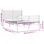 Sengeramme Med Hodegavl 140X190 Cm Heltre