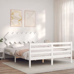 Sengeramme Med Hodegavl Hvit 140X190 Cm Heltre