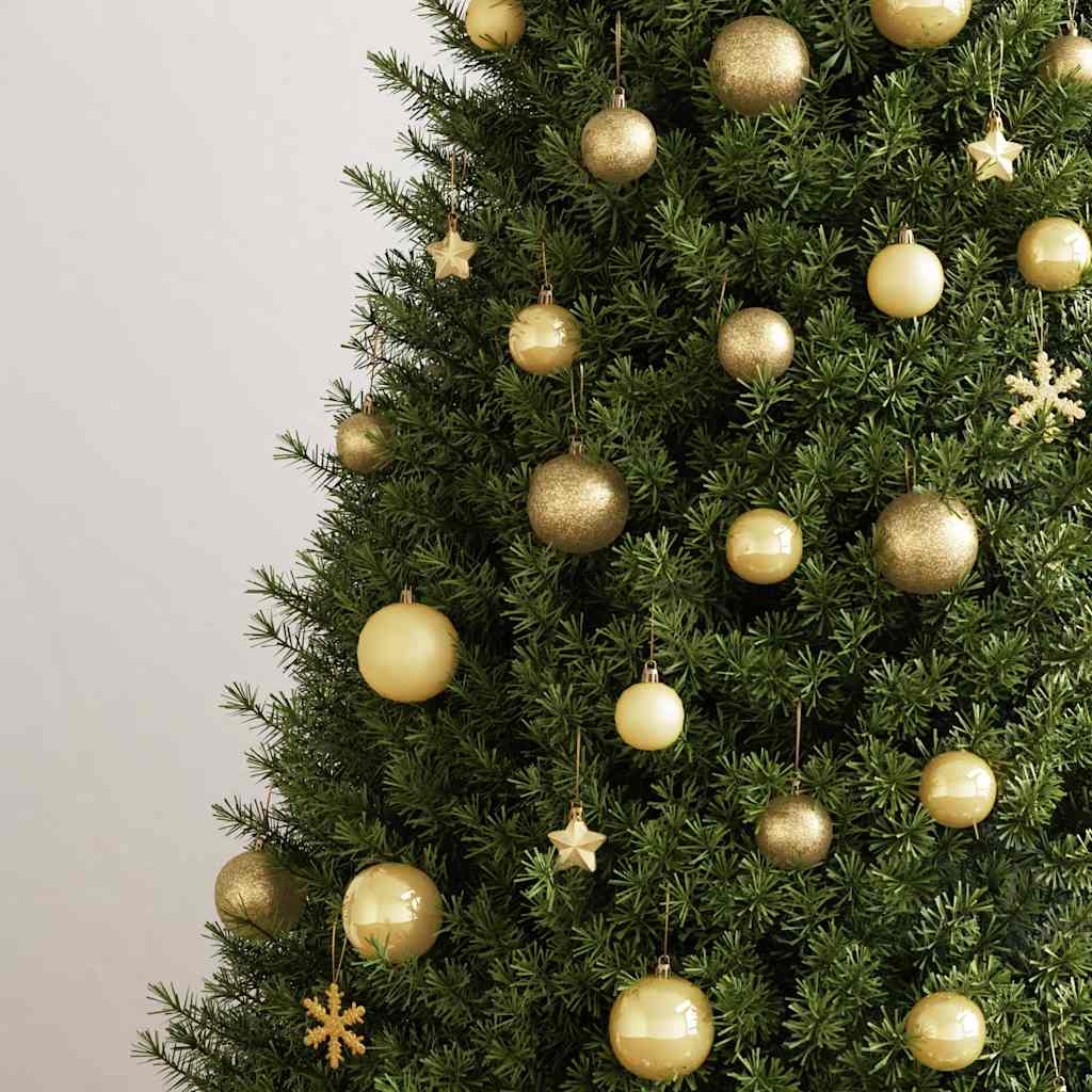 Julekulesett 111 Deler Gull Polystyren