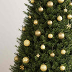 Julekulesett 111 Deler Gull Polystyren