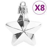 Julekulesett 111 Deler Sølv Polystyren