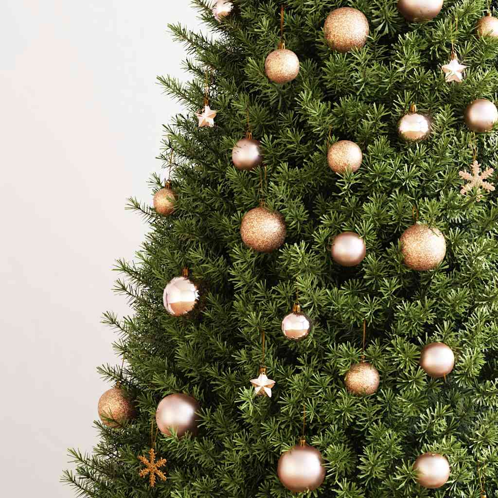 Julekulesett 111 Deler Rosegull Polystyren