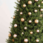 Julekulesett 111 Deler Rosegull Polystyren