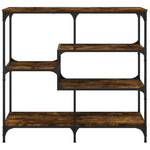 Konsollbord Røkt Eik 103X32X95 Cm Konstruert Tre