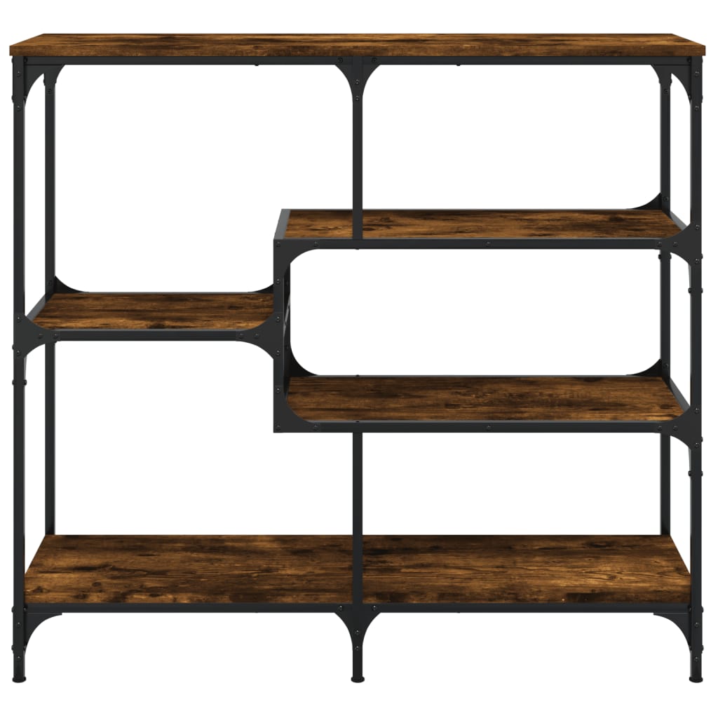 Konsollbord Røkt Eik 103X32X95 Cm Konstruert Tre