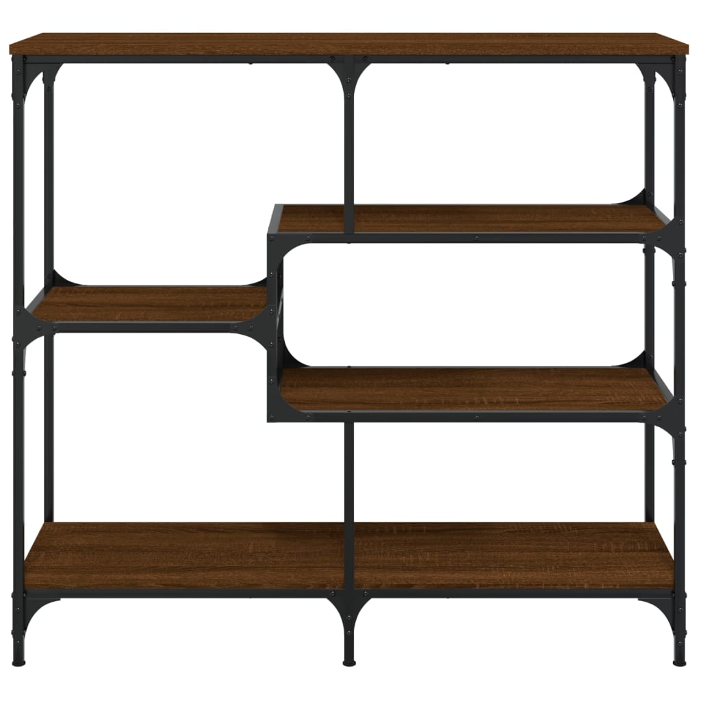 Konsollbord Brun Eik 103X32X95 Cm Konstruert Tre