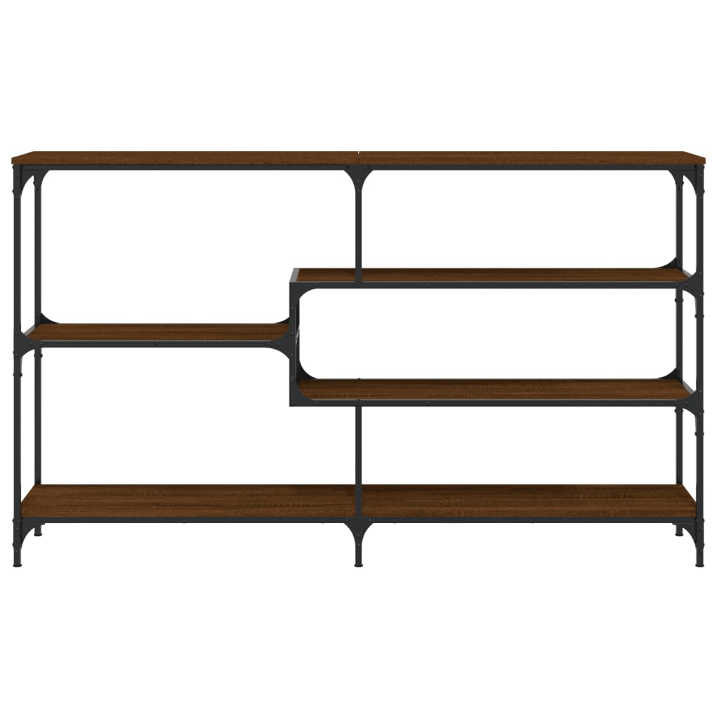 Konsollbord Brun Eik 160X32X95 Cm Konstruert Tre