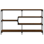 Konsollbord Brun Eik 160X32X95 Cm Konstruert Tre