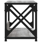 Skriverbord 2 Hyller Grå Sonoma 44X26X31,5 Cm Konstruert Tre