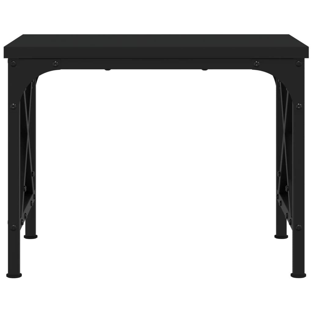 Skriverbord Svart 40X30X31 Cm Konstruert Tre