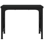 Skriverbord Svart 40X30X31 Cm Konstruert Tre