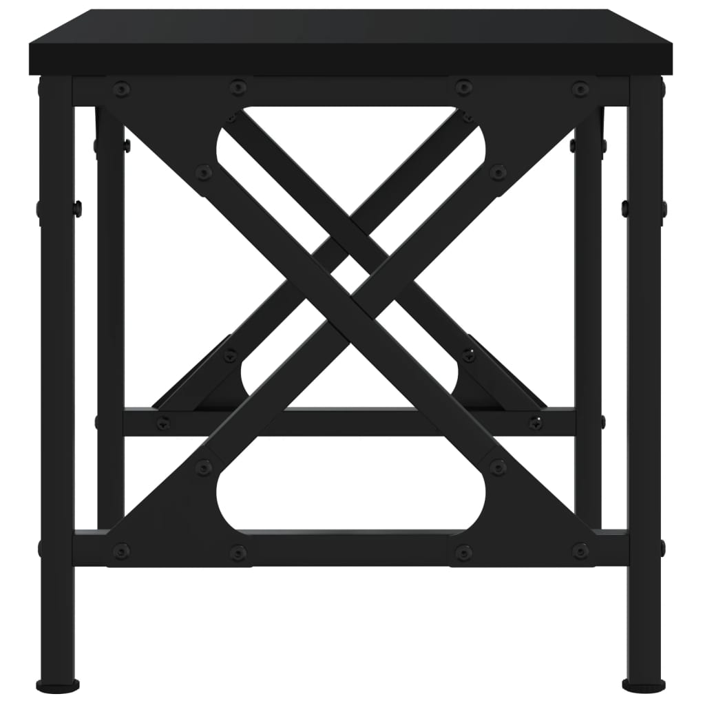 Skriverbord Svart 40X30X31 Cm Konstruert Tre