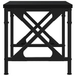 Skriverbord Svart 40X30X31 Cm Konstruert Tre