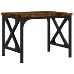 Skriverbord Røkt Eik 40X30X31 Cm Konstruert Tre