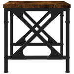 Skriverbord Røkt Eik 40X30X31 Cm Konstruert Tre