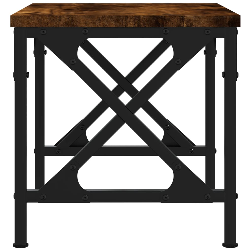 Skriverbord Røkt Eik 40X30X31 Cm Konstruert Tre