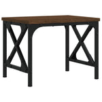 Skriverbord Brun Eik 40X30X31 Cm Konstruert Tre