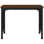 Skriverbord Brun Eik 40X30X31 Cm Konstruert Tre