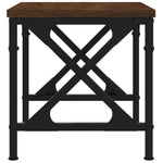Skriverbord Brun Eik 40X30X31 Cm Konstruert Tre