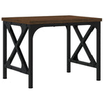 Skriverbord Brun Eik 40X30X31 Cm Konstruert Tre