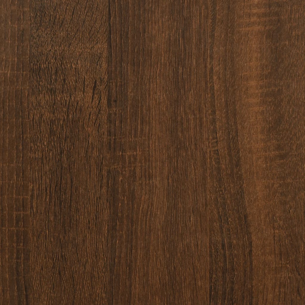 Skriverbord Brun Eik 40X30X31 Cm Konstruert Tre