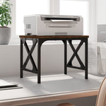 Skriverbord Brun Eik 40X30X31 Cm Konstruert Tre