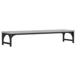 Skjermstativ Grå Sonoma 85X23X15,5 Cm Konstruert Tre