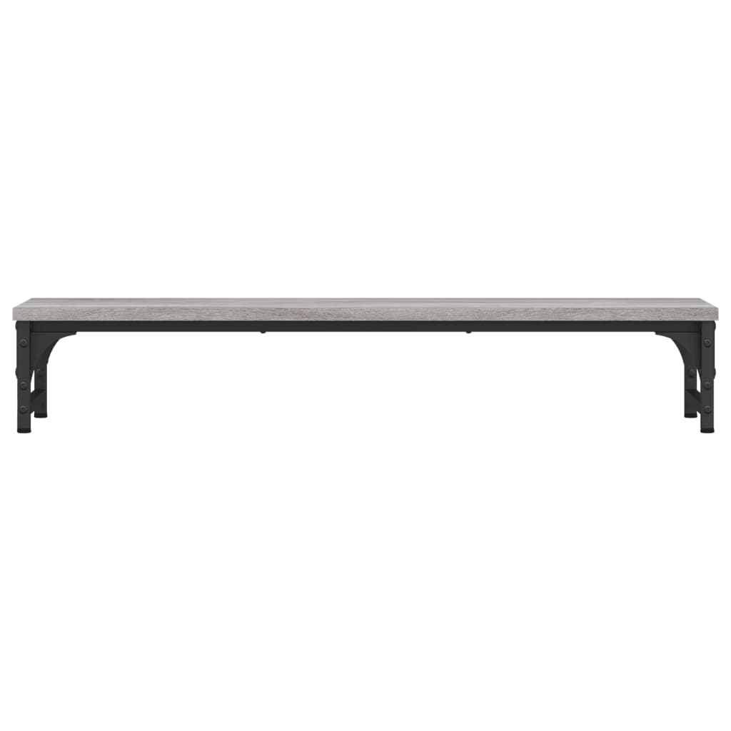 Skjermstativ Grå Sonoma 85X23X15,5 Cm Konstruert Tre